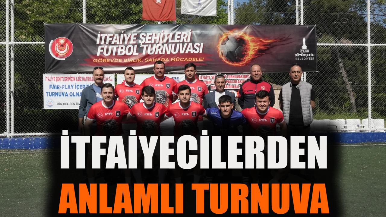 İtfaiyecilerden anlamlı turnuva