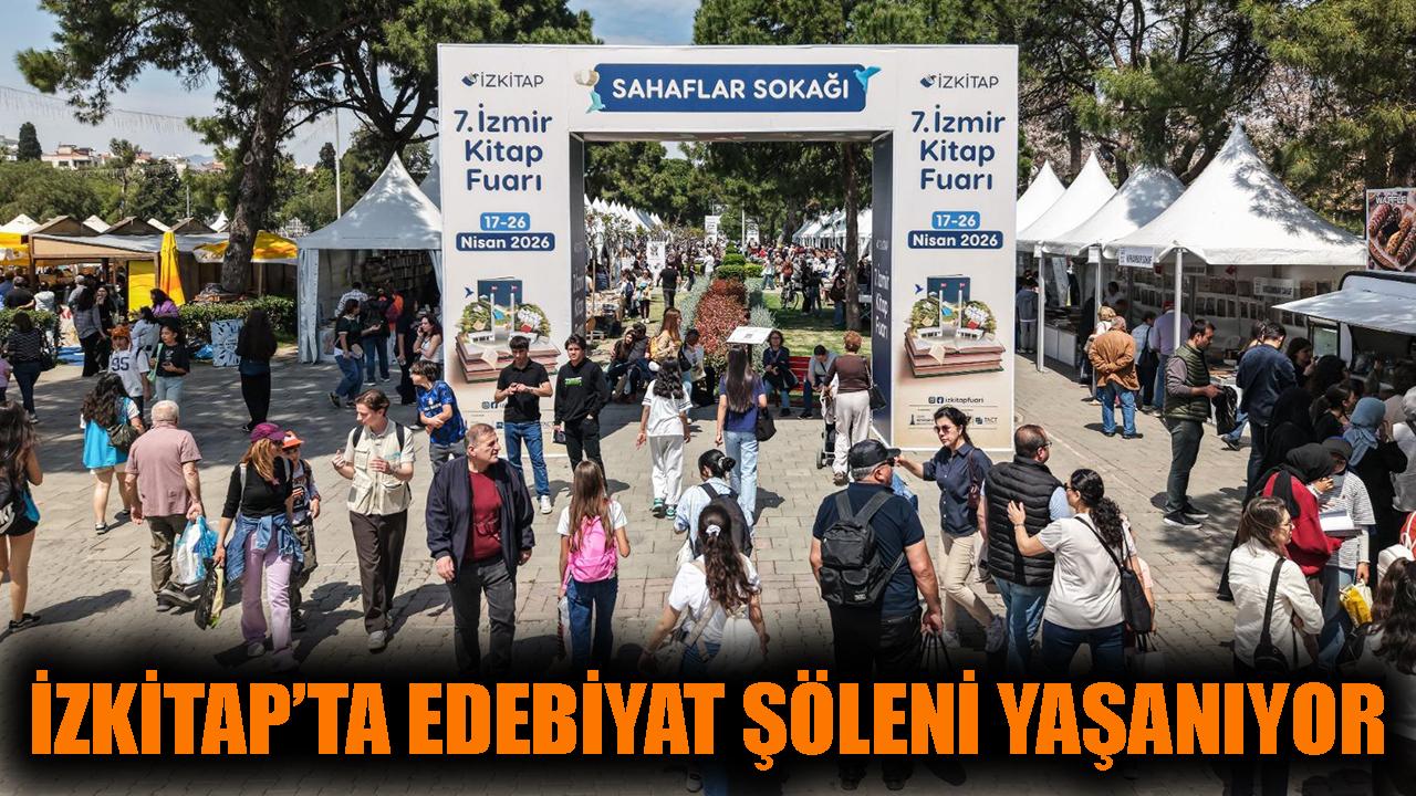 İZKİTAP’ta edebiyat şöleni yaşanıyor