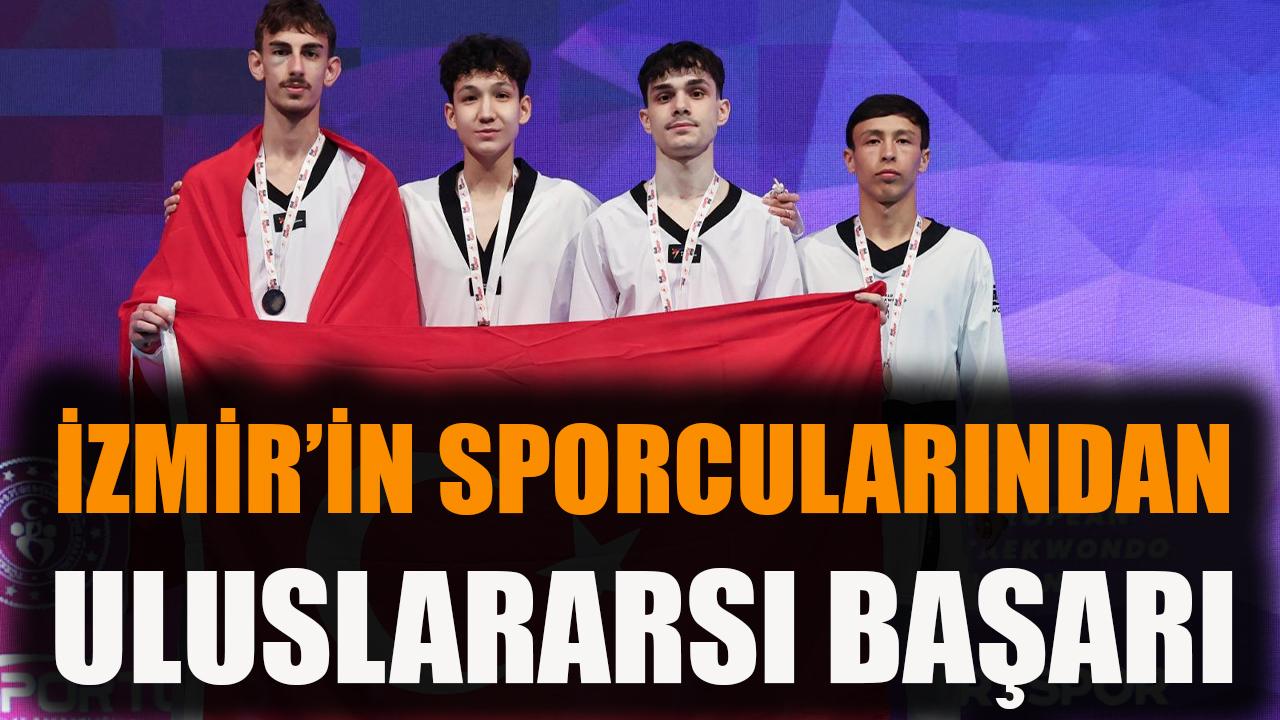 İzmir’in sporcularından uluslararası başarı