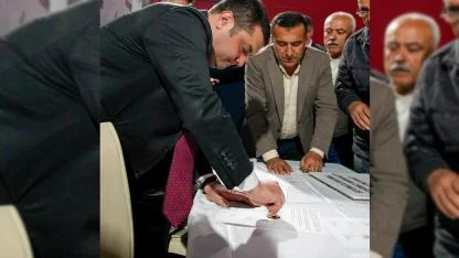 Kağıt Fabrikasına karşı 60 muhtar tek yürek oldu