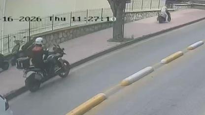 Kaldırımdan kaçtı, 500 bin liradan oldu