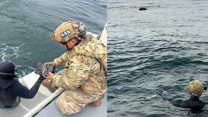 Kırklareli açıklarında tespit edilen mayın imha edildi