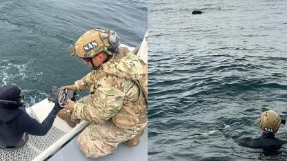 Kırklareli açıklarında tespit edilen mayın imha edildi