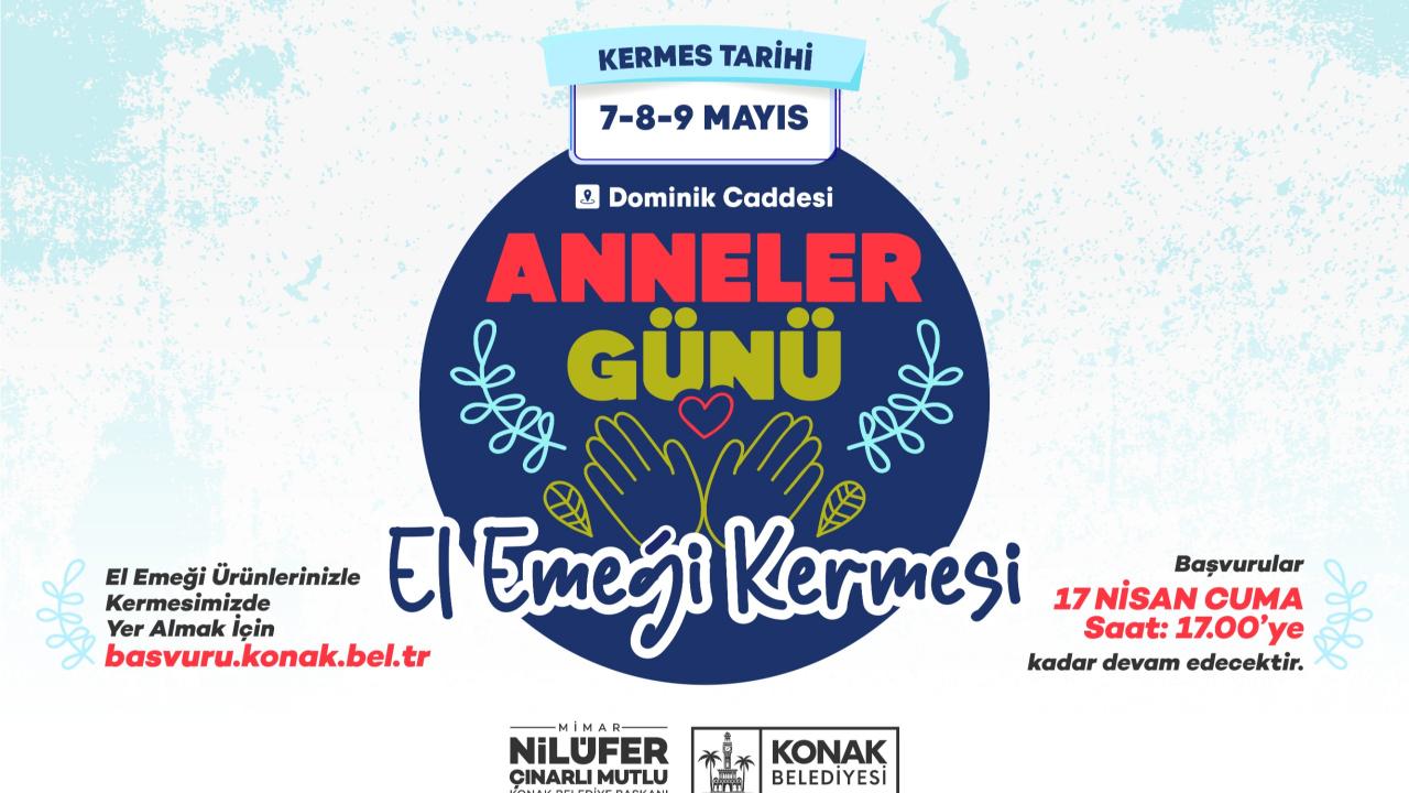 Konak’ta Anneler Günü hediyeleri kermesten