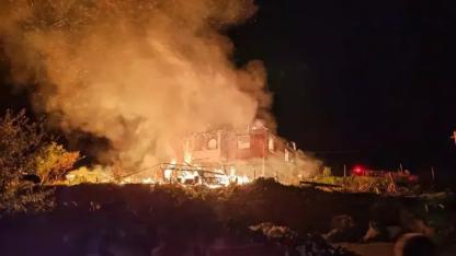 Manisa’da müstakil evde yangın