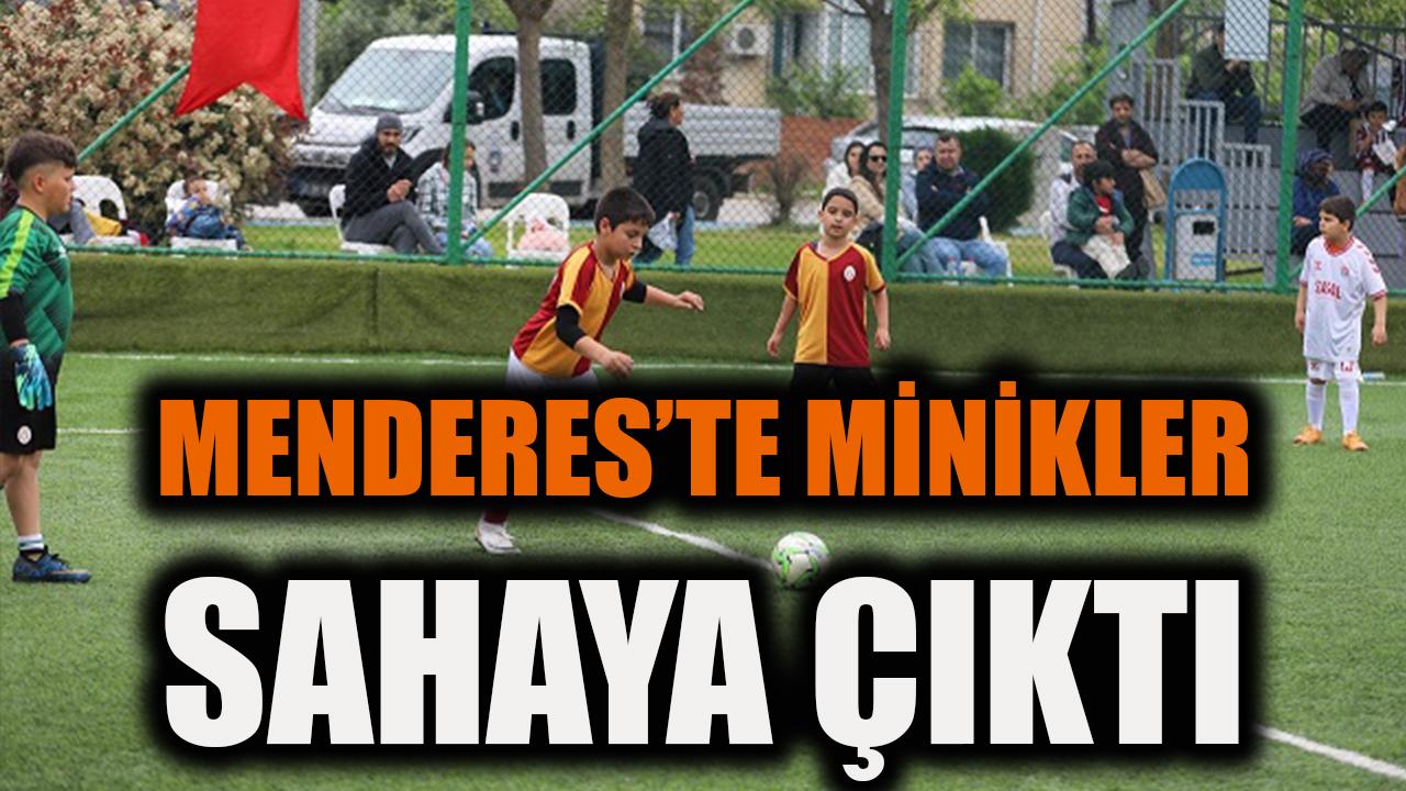 Menderes’te Minik Kramponlar Sahaya Çıktı