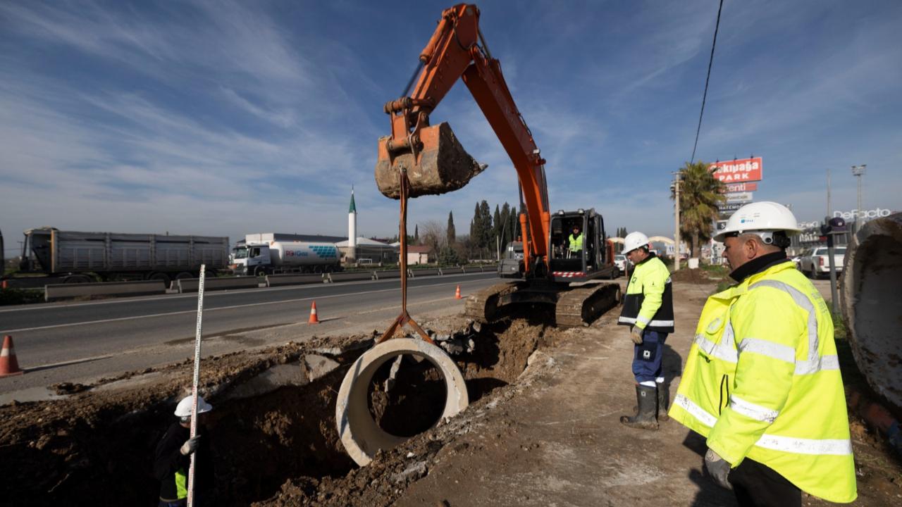 Menemen Türkelli’de su baskınlarına kalıcı çözüm