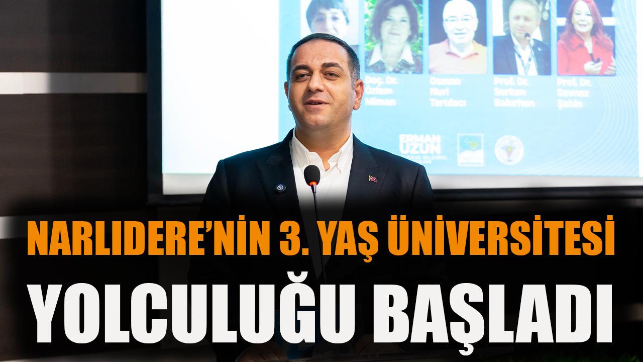 Narlıdere'nin 3. Yaş Üniversitesi yolculuğu başladı