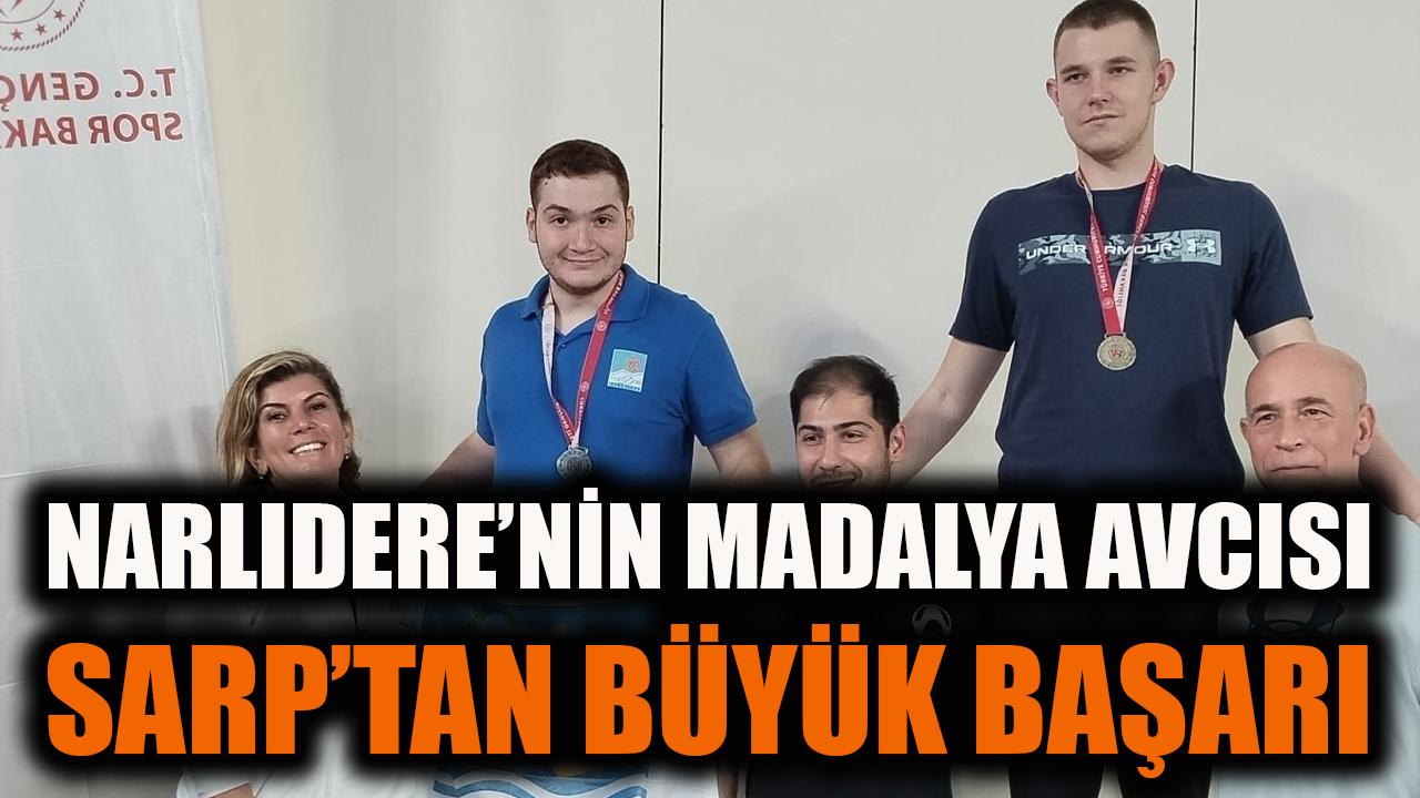 Narlıdere'nin madalya avcısı Sarp'tan büyük başarı