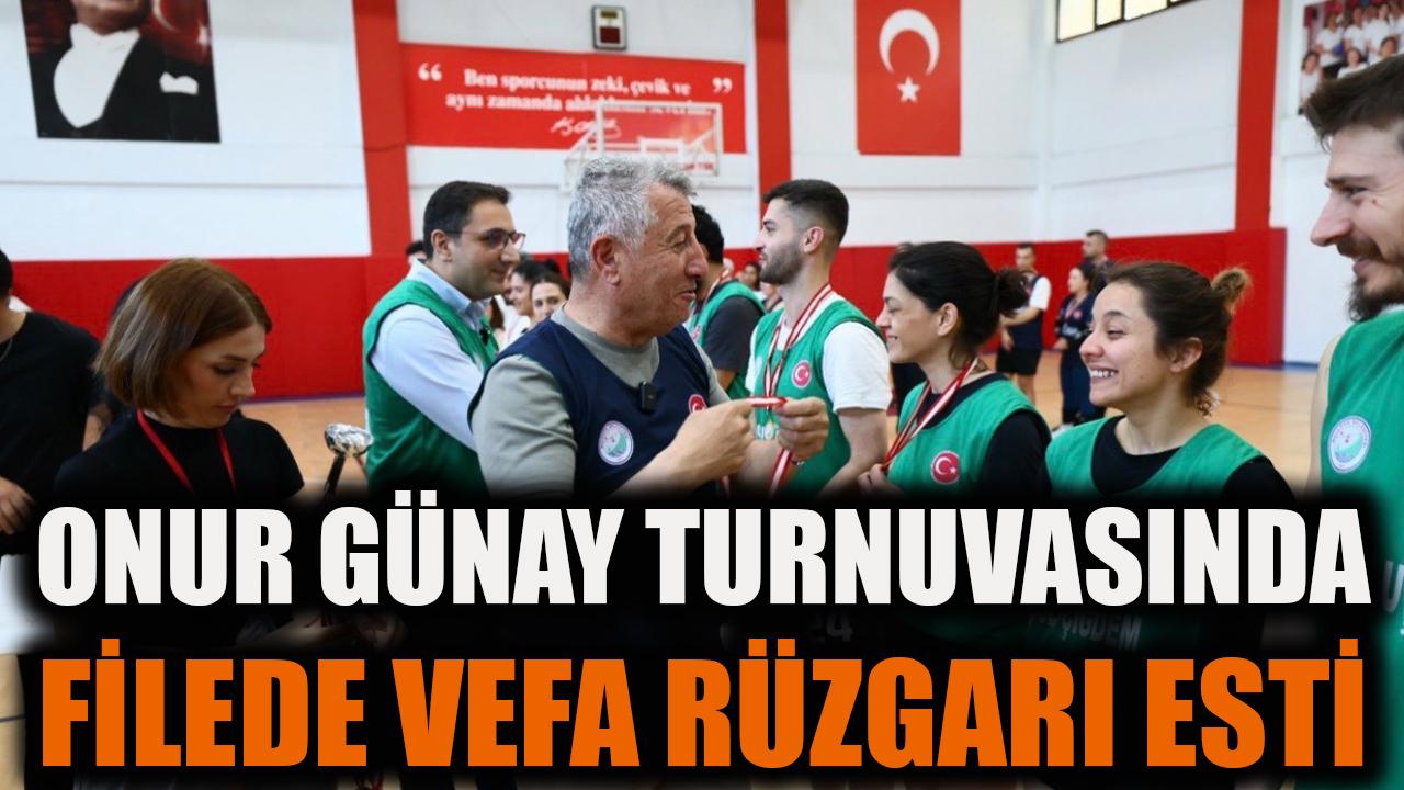 Onur Günay Turnuvasında Filede Vefa Rüzgârı Esti