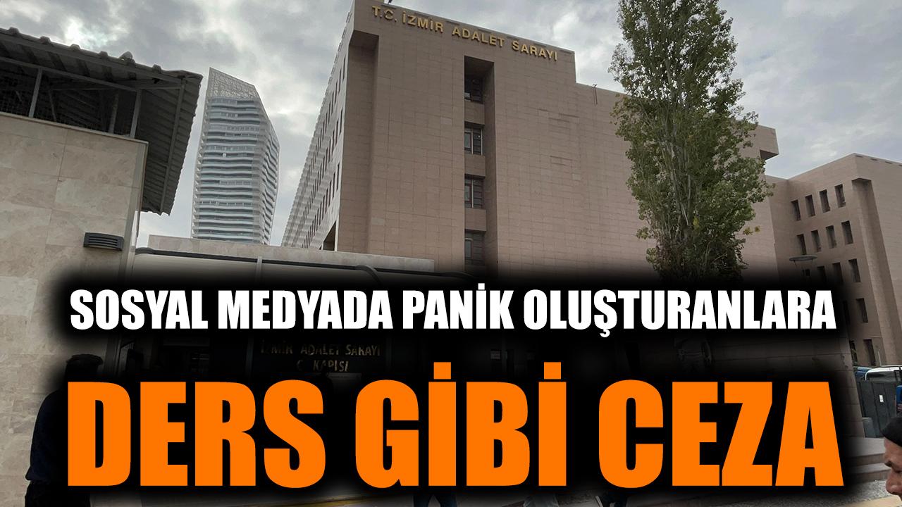 Sosyal medyada panik oluşturanlara ders gibi ceza