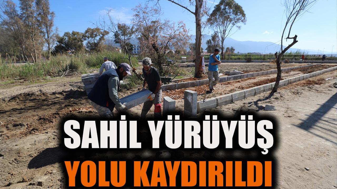 Sahil Yürüyüş Yolu Kaydırıldı