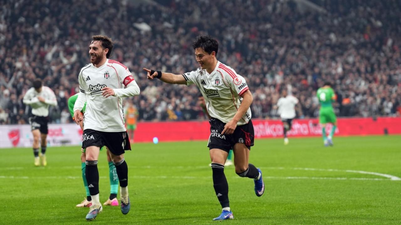 Ziraat Türkiye Kupası: Beşiktaş: 3 - Corendon Alanyaspor: 0