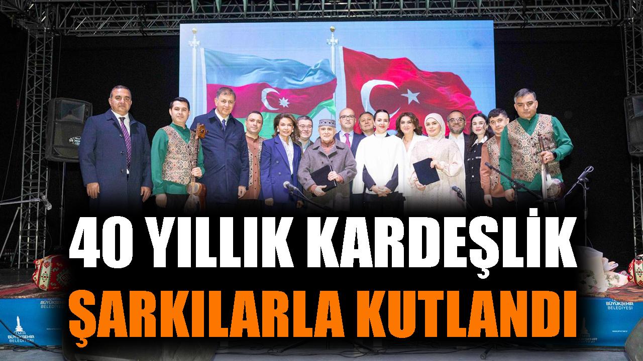 40 yıllık kardeşlik şarkılarla kutlandı