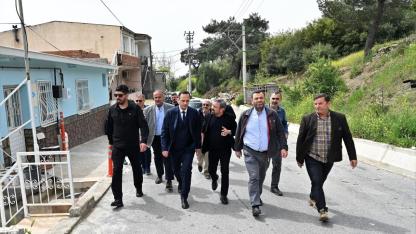 Başkan Eşki sahada: Yeşilçam Mahallesi’nde inceleme