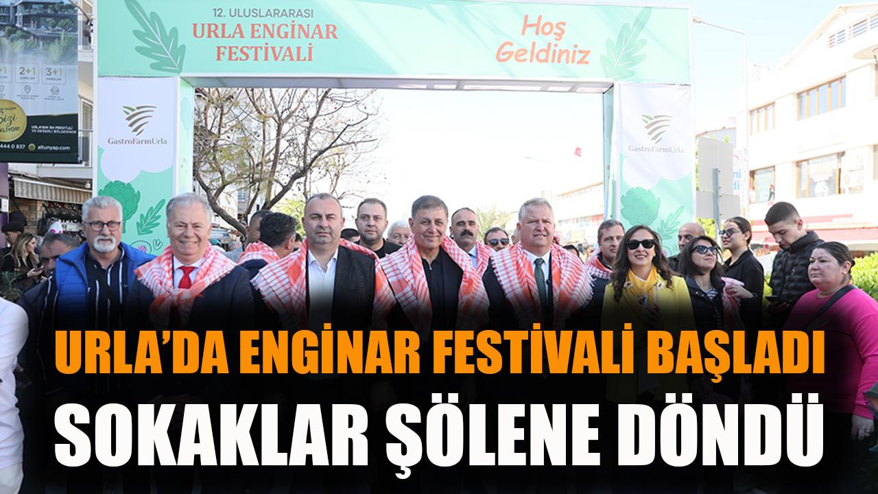 Enginar Festivali Coşkuyla Başladı: Sokaklar Şölene Döndü