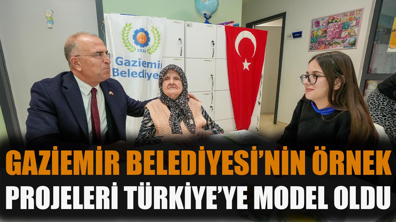 Gaziemir Belediyesi'nin örnek projeleri Türkiye’ye model oldu