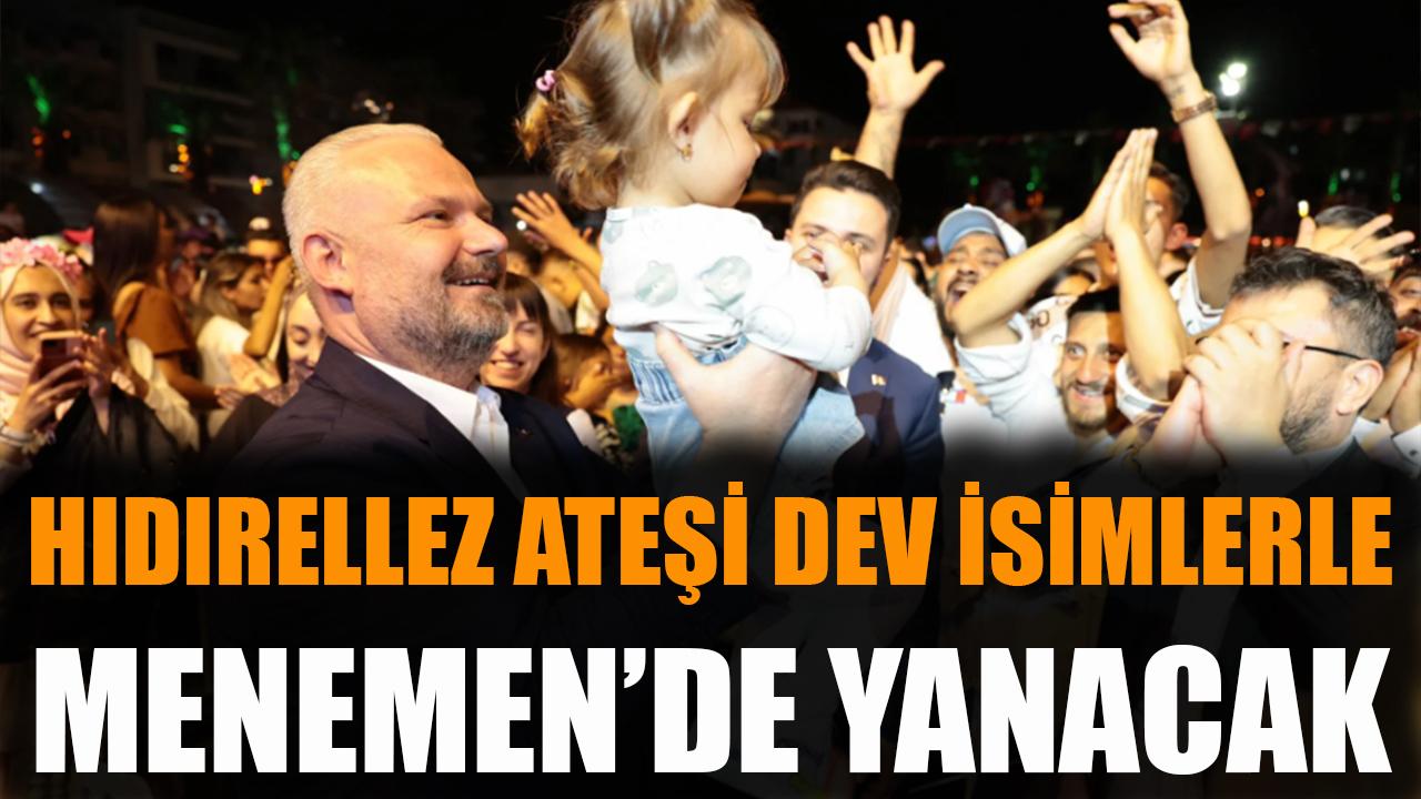 Hıdırellez ateşi, dev isimlerle Menemen'de yanacak