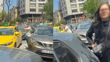 Şişli’de park yeri kavgası trafiği felç etti