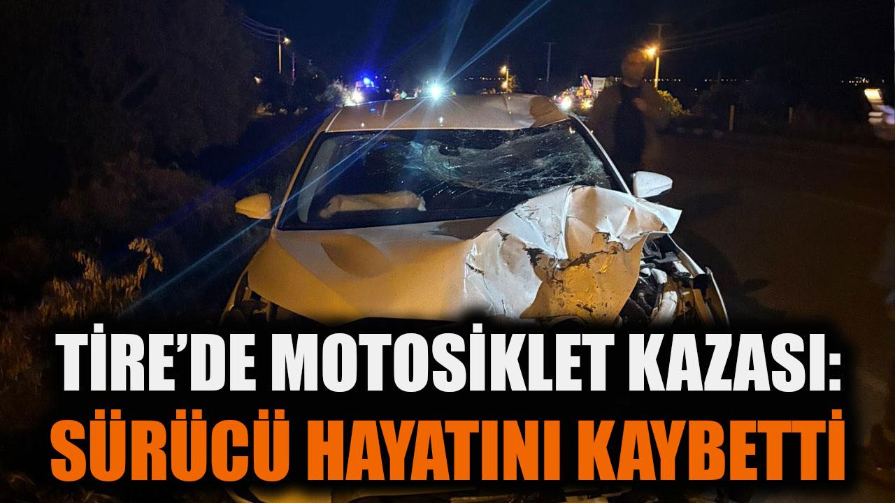 Tire'de motosiklet kazası