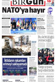 Birgün Gazetesi Gazete Manşeti