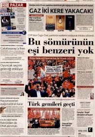 Cumhuriyet Gazetesi Gazete Manşeti