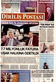 Diriliş Postası Gazetesi Gazete Manşeti