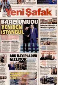 Yeni Şafak Gazetesi Gazete Manşeti