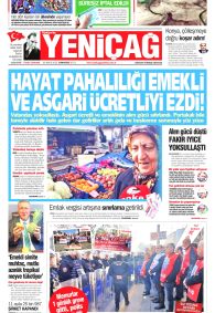 YENİÇAĞ Gazete Manşeti