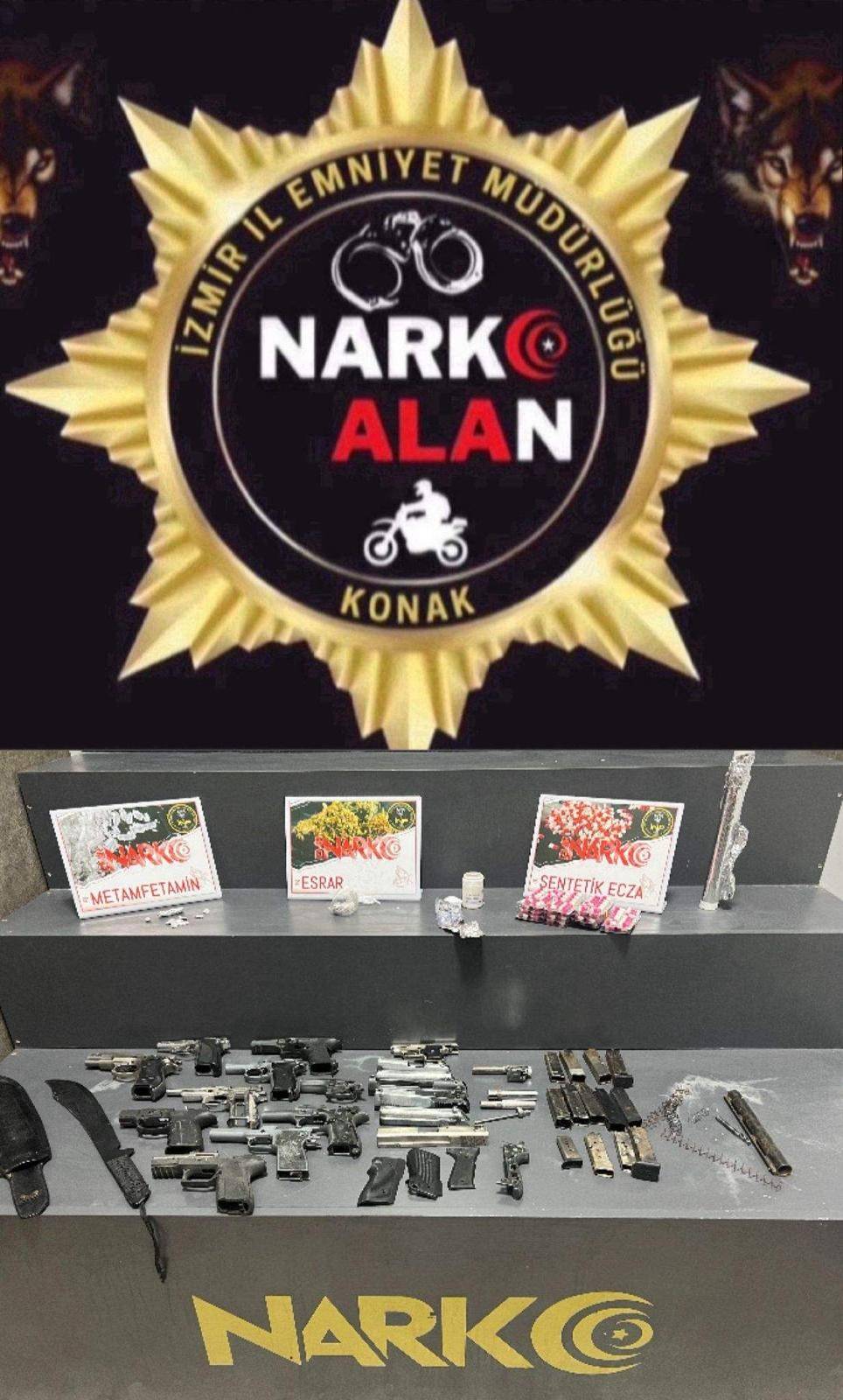 Konak'ta zehir tacirlerine büyük darbe