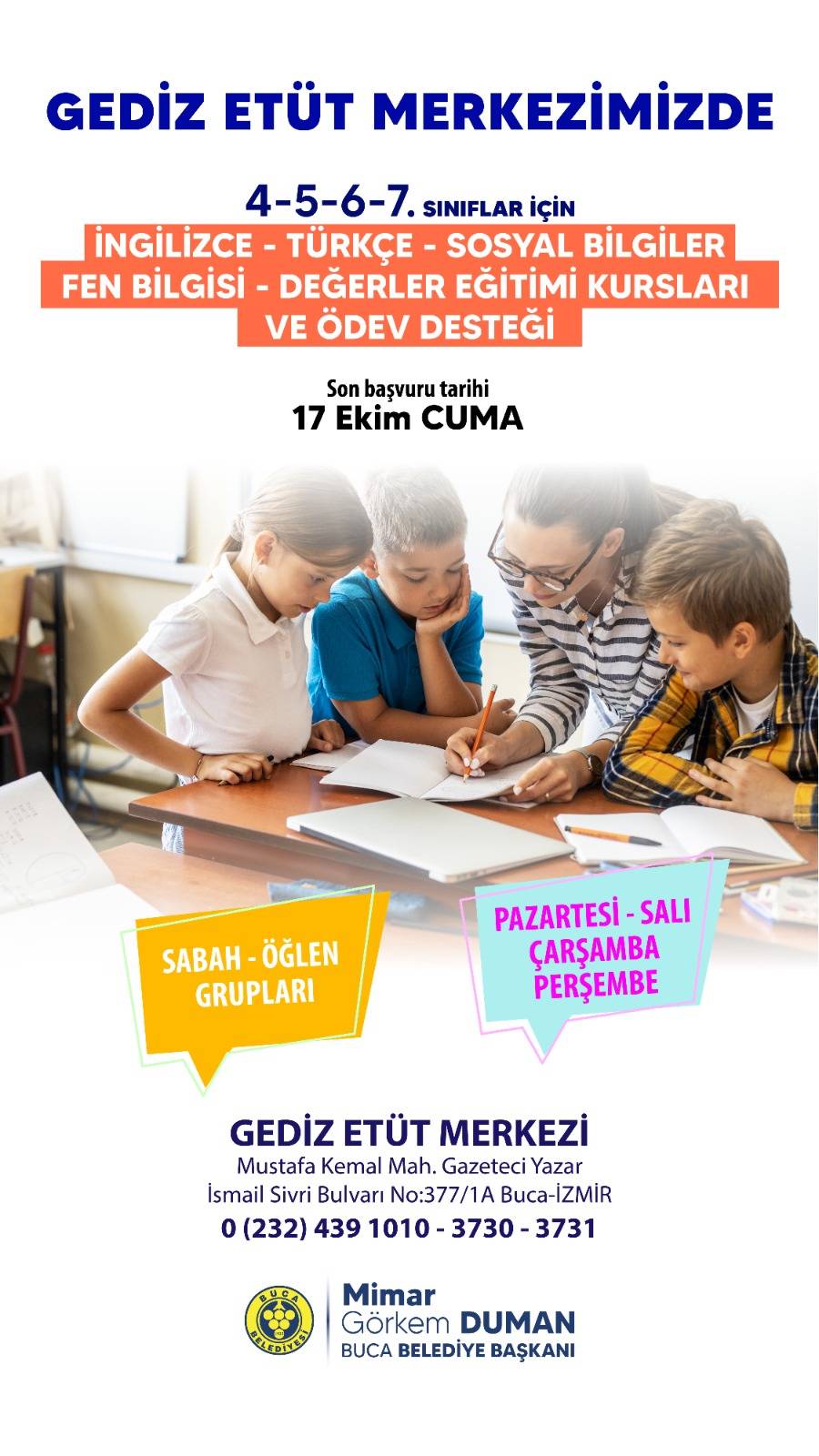 Buca'da her çocuğa eşit eğitim fırsatı
