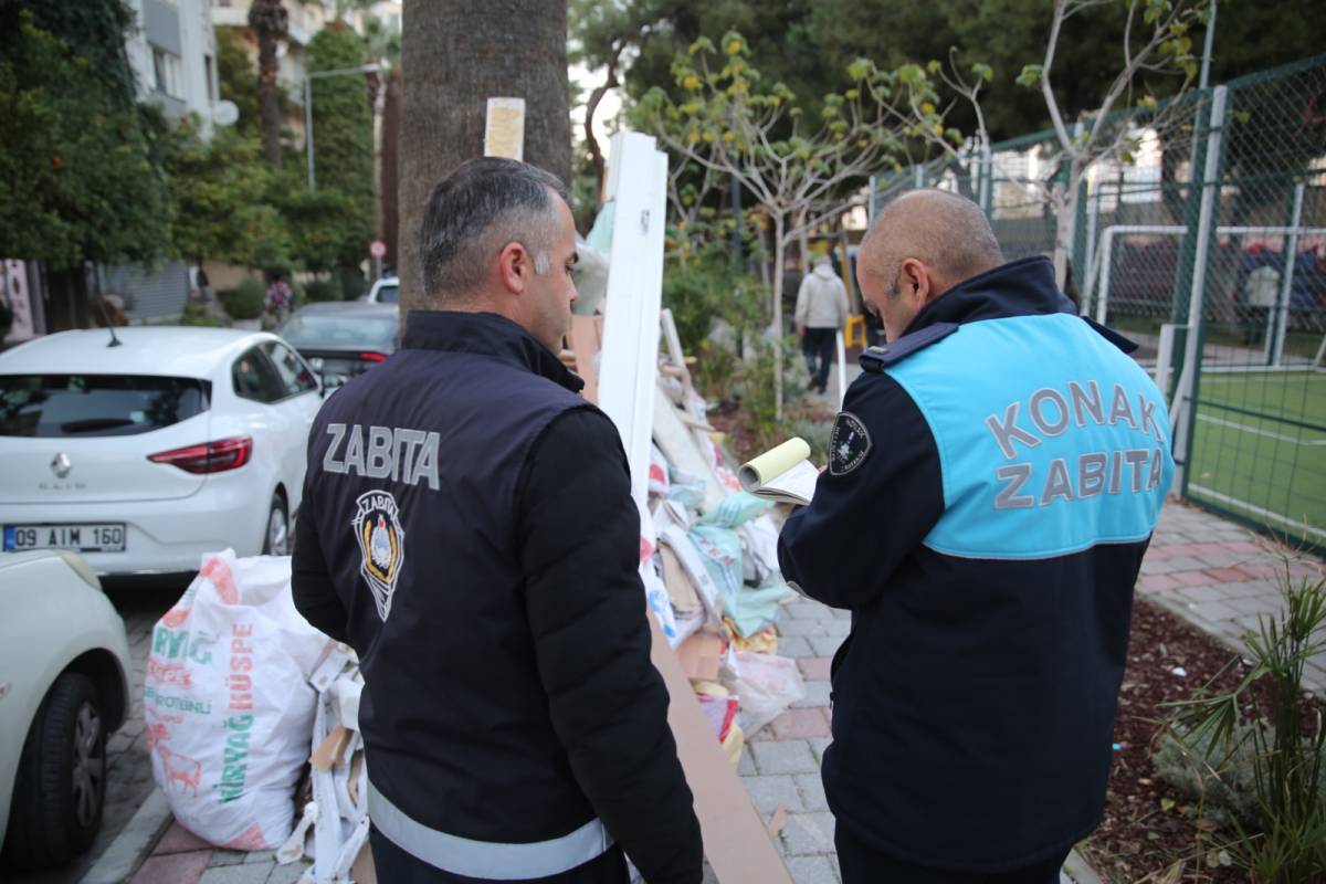 Konak’ta kaçak moloza geçit yok!