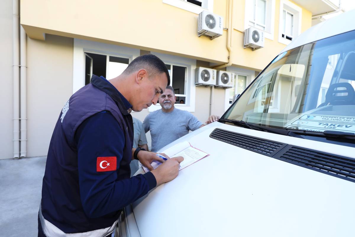 Narlıdere'de okul servislerine sıkı denetim
