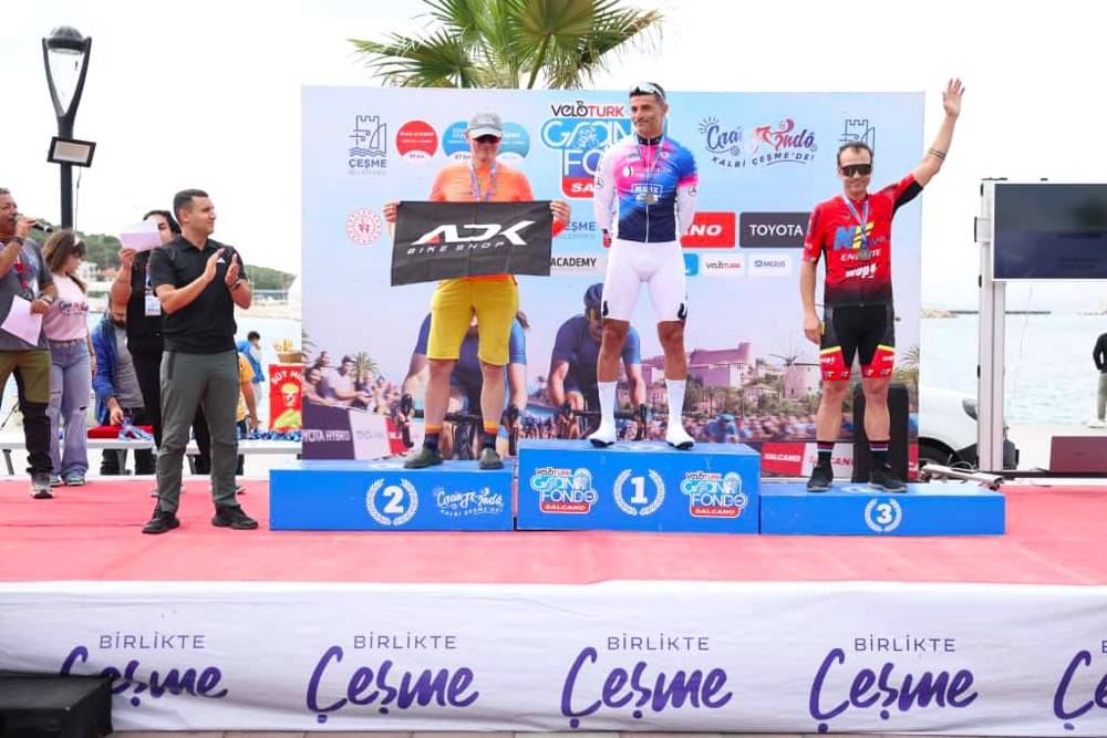 VeloTürk Gran Fondo Çeşme’de pedallar barış ve spor için döndü