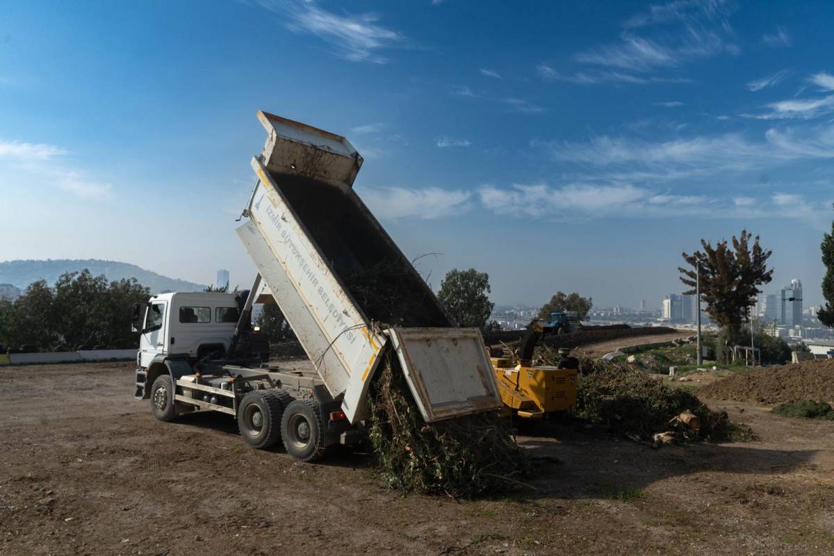 Büyükşehir’in yeşil atıkları kompost gübreye dönüşüyor