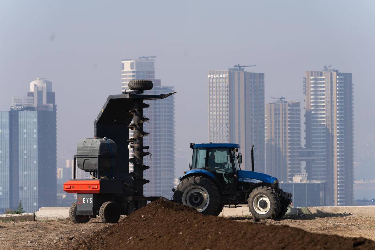 Büyükşehir’in yeşil atıkları kompost gübreye dönüşüyor