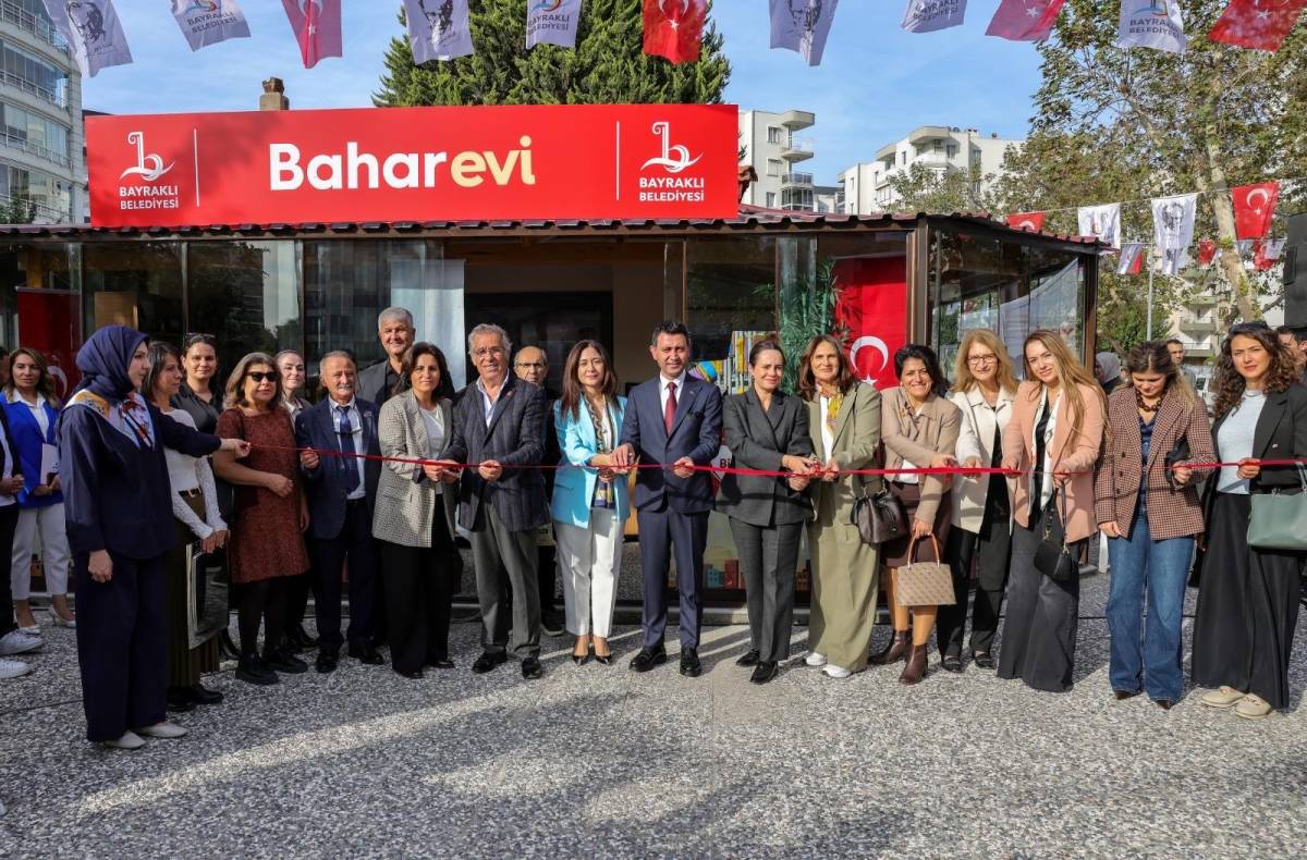 Bayraklı'da “Bahar Evi” kapılarını açtı