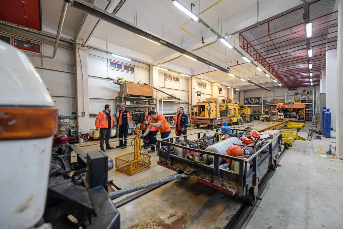 İzmir Metrosu’nda bakım zamanı