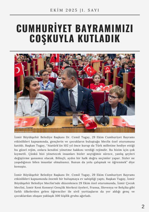 “Hep Birlikte İzmir” ilk sayısı çıktı