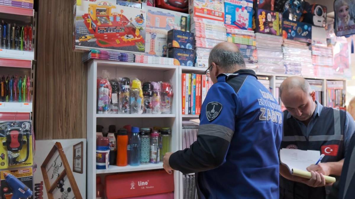 Kantin ve kırtasiyecilerde hijyen ve etiket kontrolü