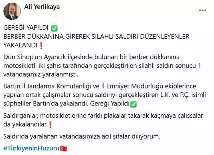 Saldırıya uğrayan berber: Azmettiriciler hala dışarda