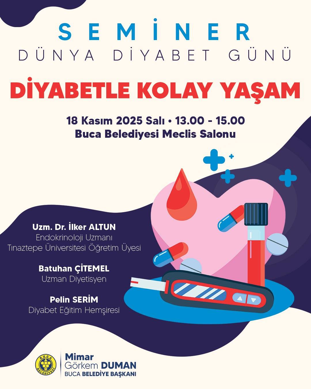 Buca Belediyesi’nden diyabet semineri
