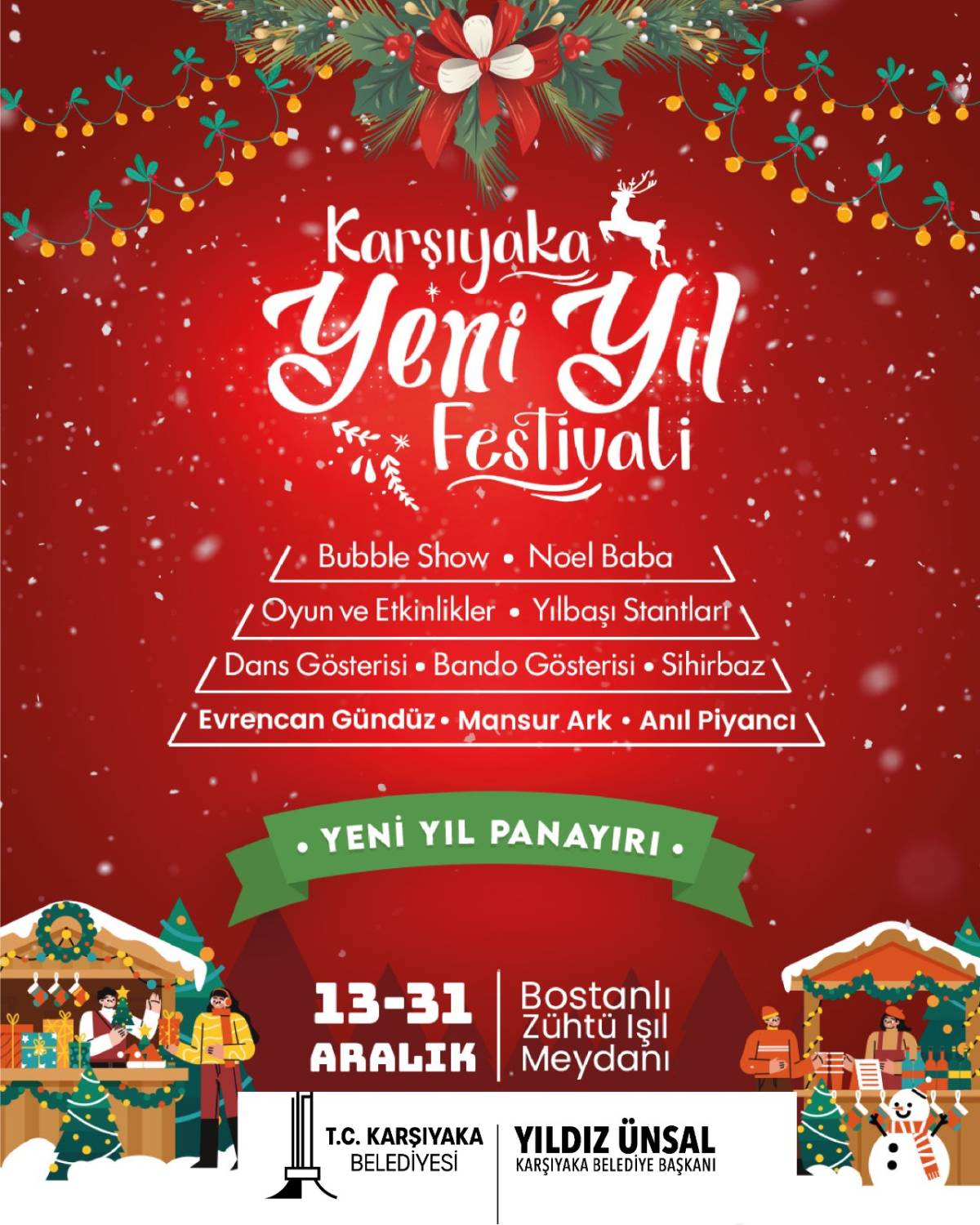 Karşıyaka Yeni Yıl Festivali’ne geri sayım başladı