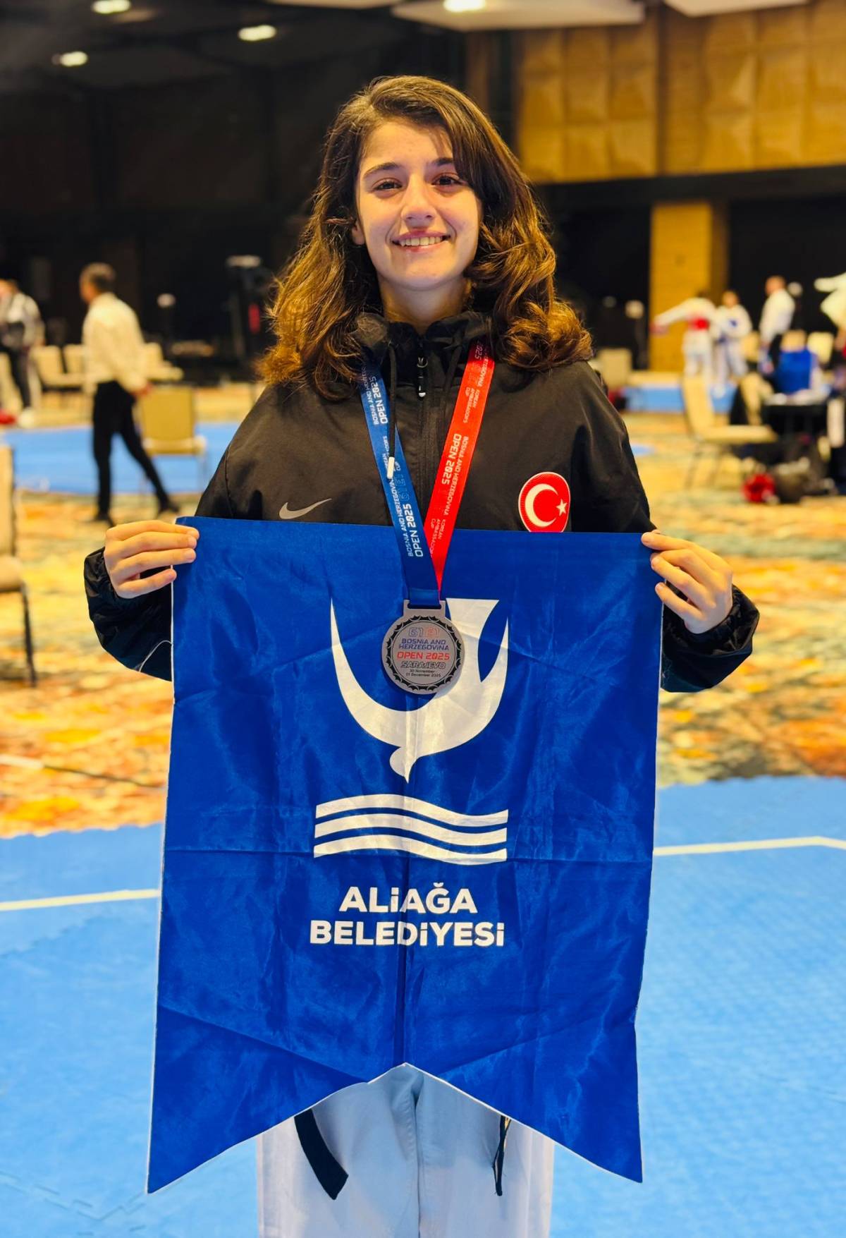 Aliağalı Taekwondocular Saraybosna’dan Madalyalarla Döndü