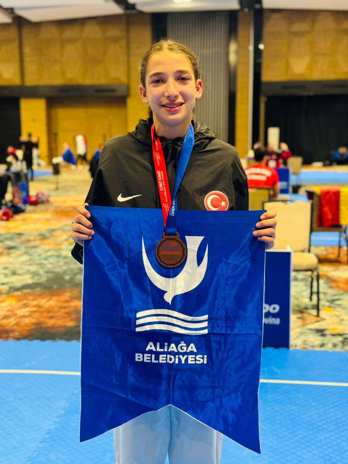 Aliağalı Taekwondocular Saraybosna’dan Madalyalarla Döndü