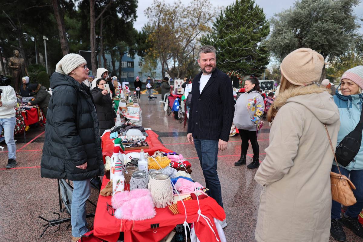 Buca’da dayanışma ve alışveriş bir arada