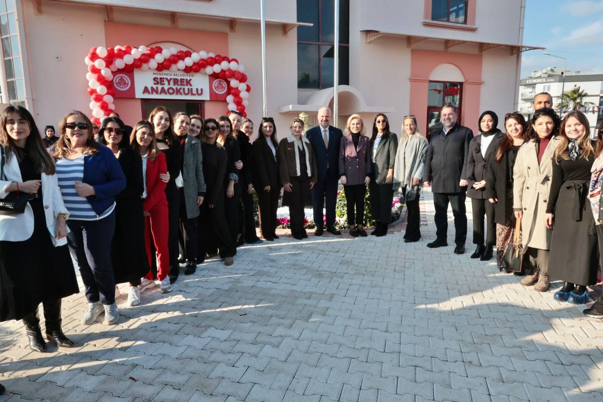 Menemen Belediyesi’nden eğitime bir açılış daha