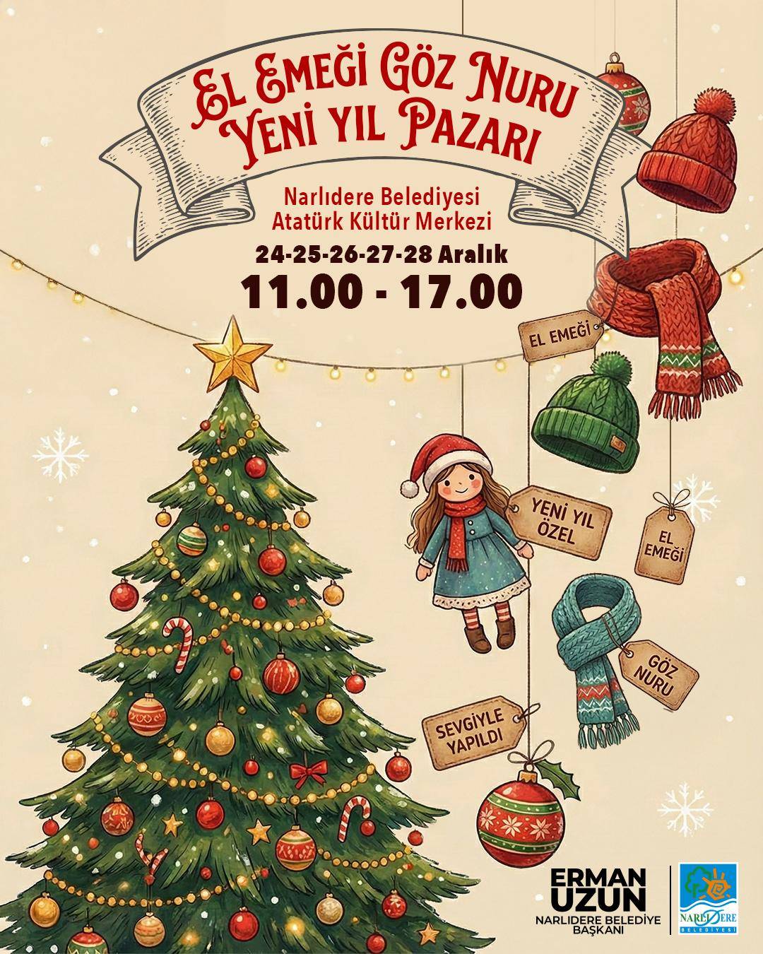 Narlıder'de Yeni Yıl Haftası'nda iki ayrı etkinlik