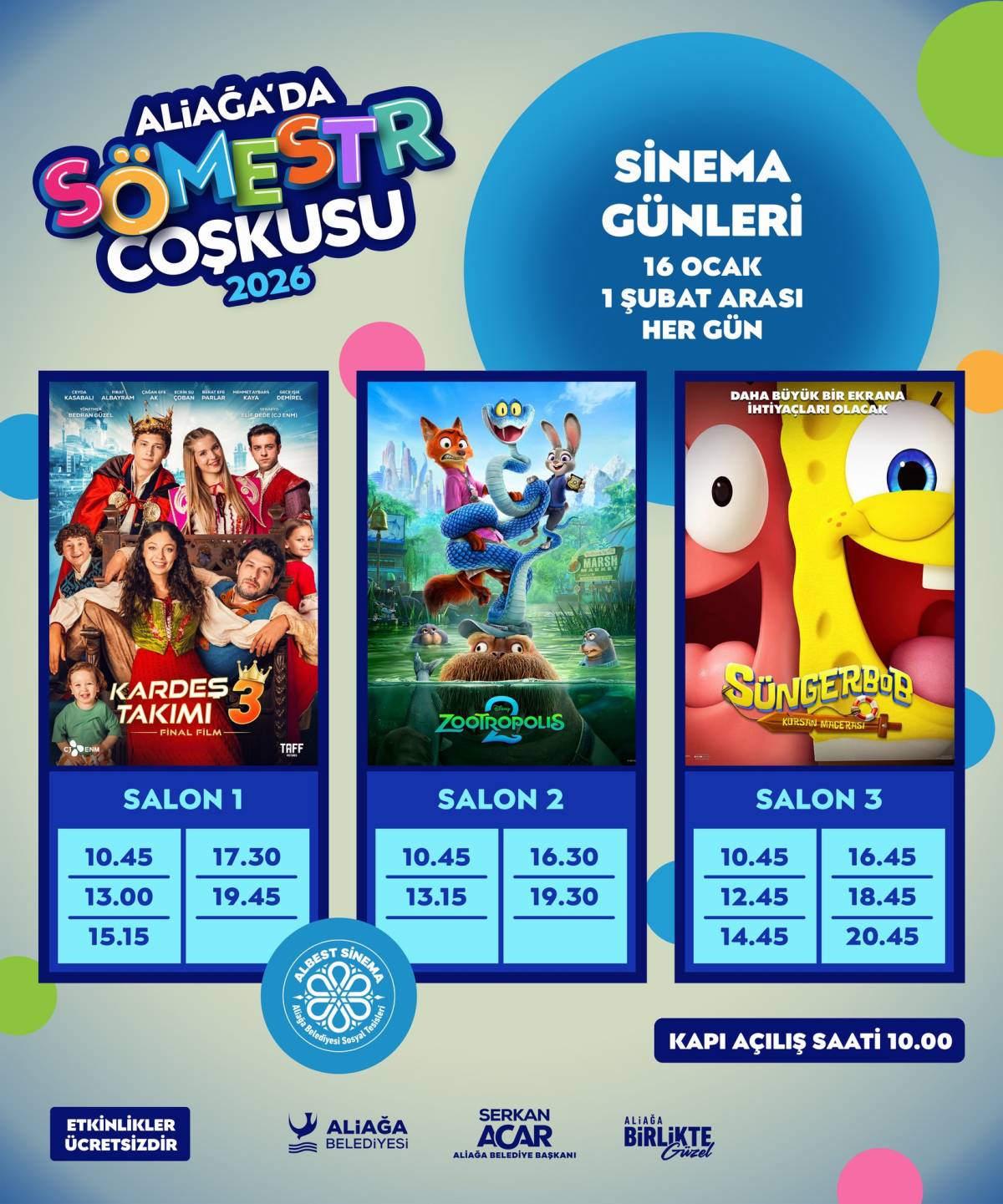 Aliağa’da Sömestr Coşkusu Başlıyor