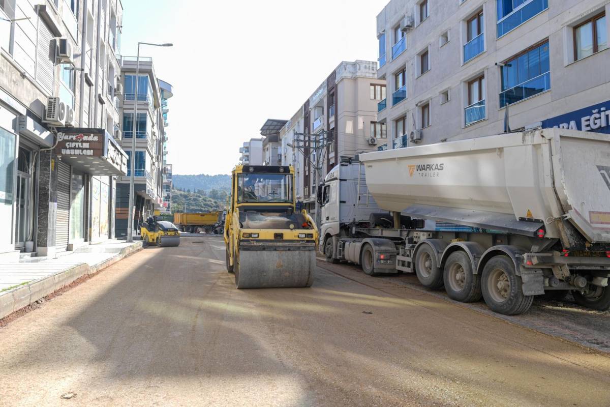 Çamlıkule’de bozulan yol onarıldı